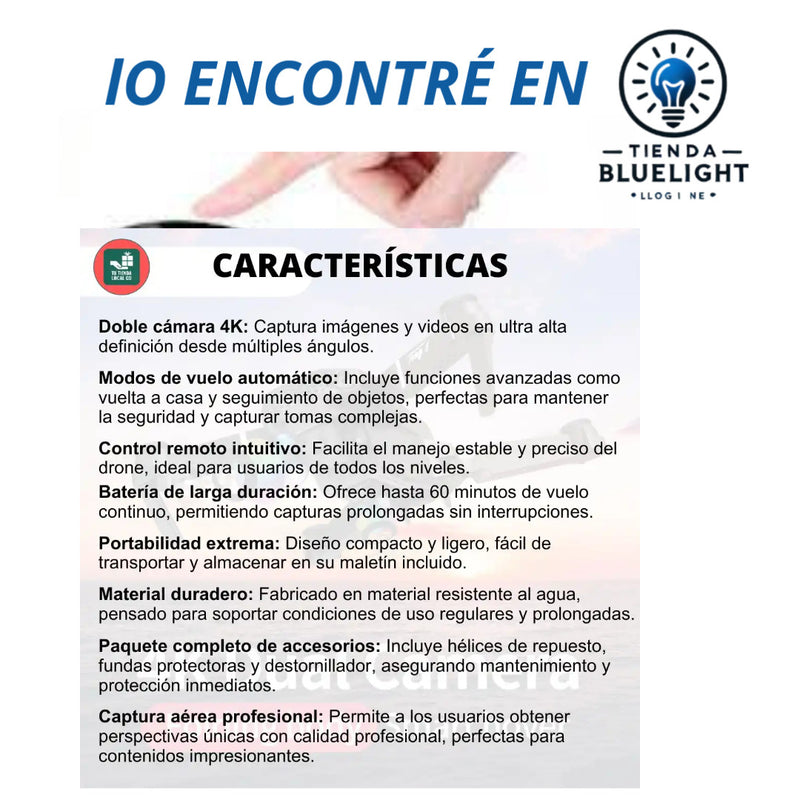 DRONE 998 PROMAX 4K DUAL  - ULTIMAS UNIDADES